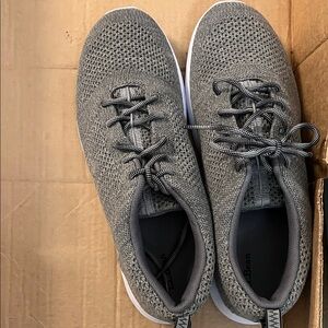 L.L. Bean Men's Gray Knit Sneakers